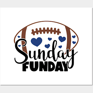 Sunday Funday Football Posters and Art